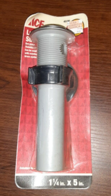 ACE Lavatory Strainer Pop Up Drain Assembly 45156. 1-1/4”x5” | eBay