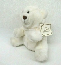 Vtg Eden Teddy Bear White Stuffed Plush Oodles