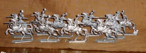 Ritter-Zinn-/Bleifiguren?-26 Stück-unbemalt-guter Zustand