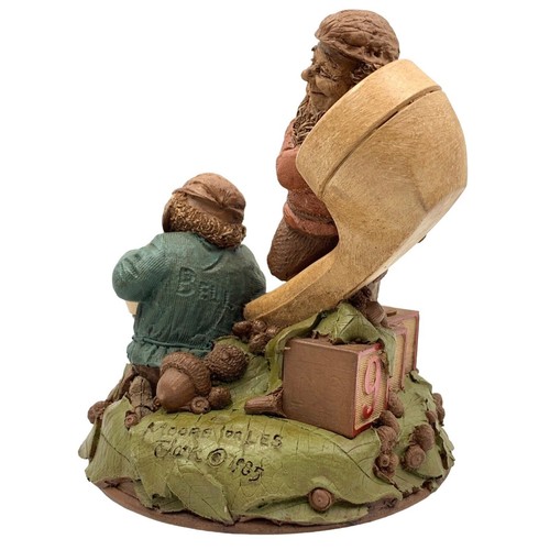 Tom Clark Gnomes MOORE or LES Figurine #6 Telephone Repair Bell Watson 911 Phone - Picture 6 of 7
