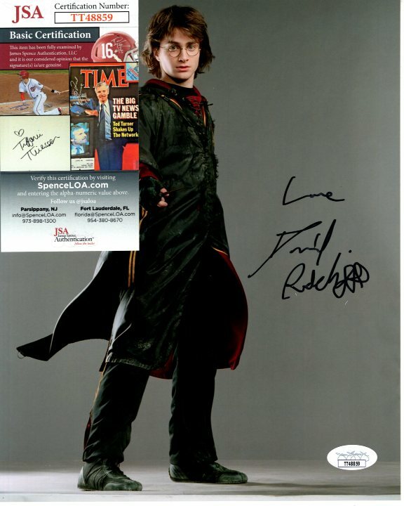 DANIEL RADCLIFFE signed autographed HARRY POTTER 8x10 photo JSA