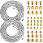 <!--F#f_0-->2Sets 25Ft 3/16 Brake Line Tubing Kit with Fittings Includes 32pcs Fittings and<!--F/-->