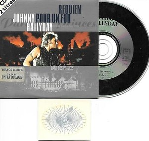 Cd Cardsleeve Johnny Hallyday 2t Requiem Pour Un Fou Edit Limitee Inclus Tatoo Ebay