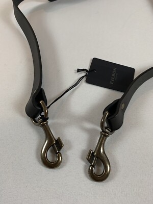 FILSON BRIDLE LEATHER SHOULDER STRAP BLACK M NWT SOLD OUT | eBay