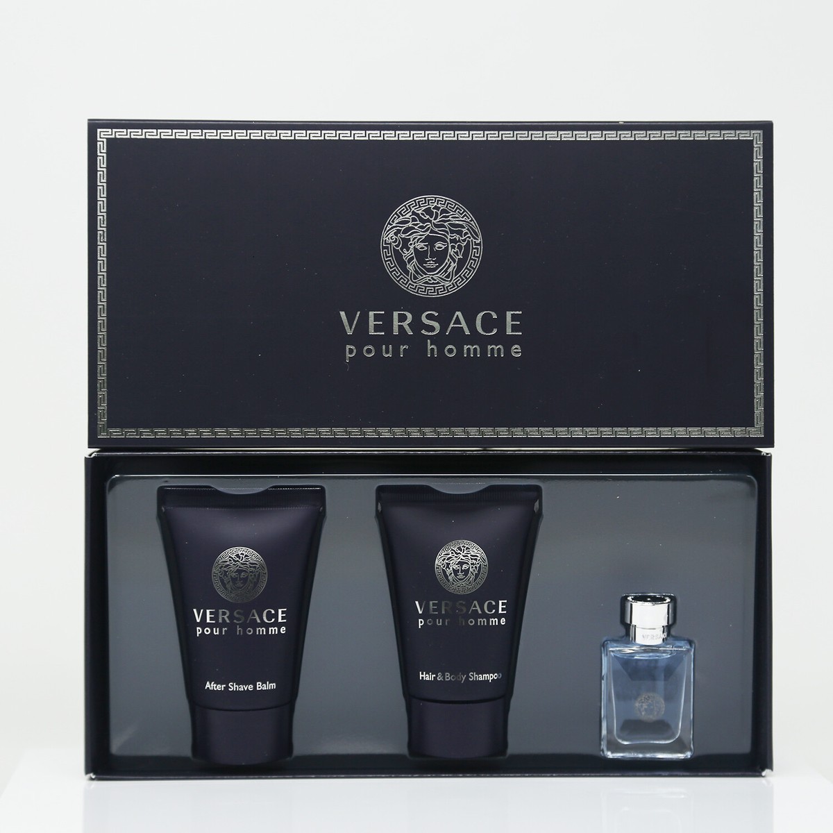 Versace Pour Homme Men's EDT, Hair & Body shampoo, After Shave
