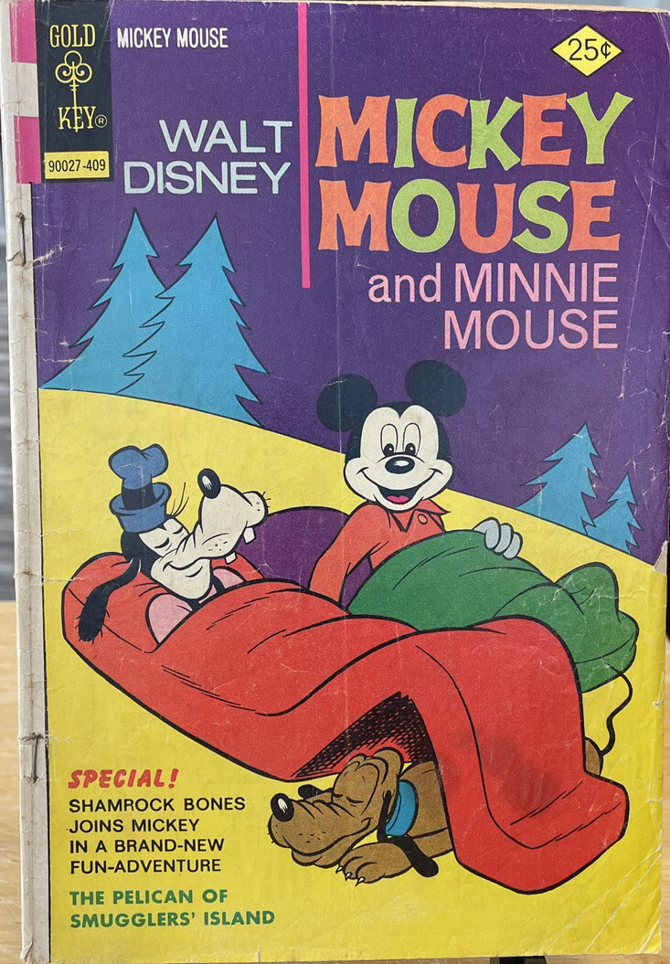 Walt Disney Mickey Mouse And Minnie Mouse #151. 1974 Low Walt Disney Mickey Mouse And Minnie Mouse #151. 1974 Low