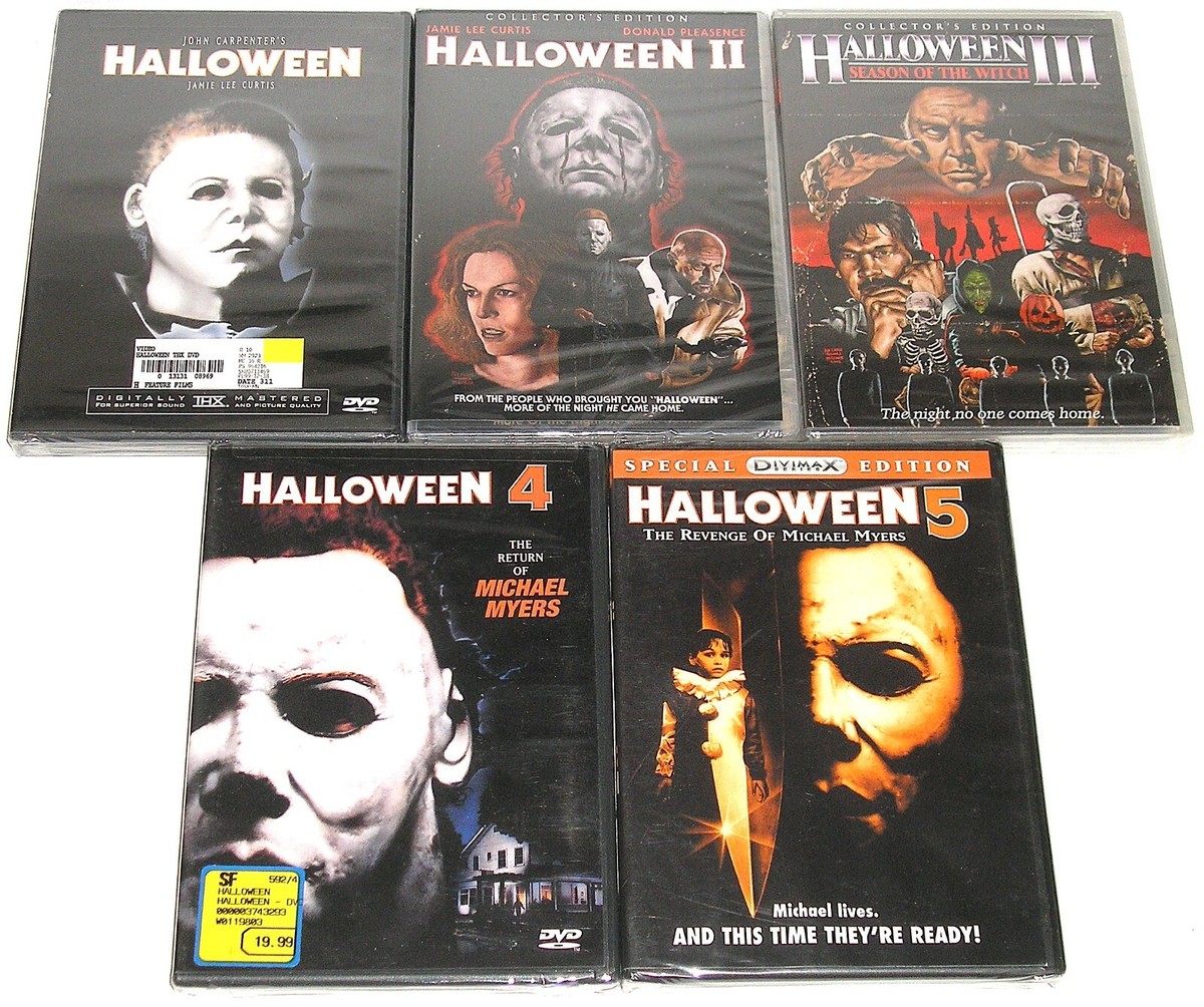 Horror DVD Lot - Michael Myers Halloween Complete Collection (13