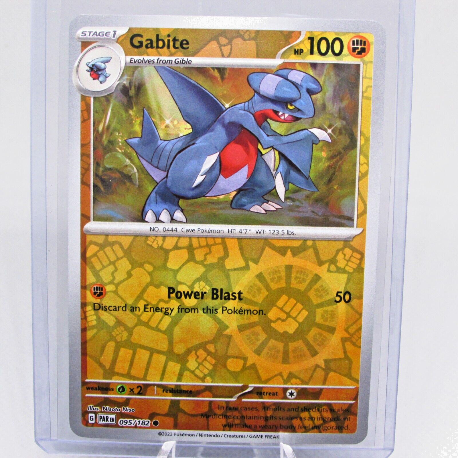Pokemon TCG Paradox Rift Gabite 95/182 Reverse Holo