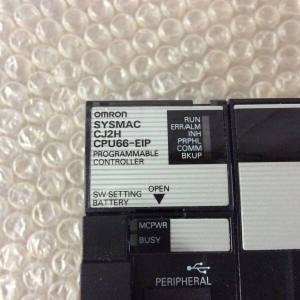 OMRON CJ2H-CPU66-EIP EtherNet/IP function CPU unit CPUver1.5 OMRON CJ2H-CPU66-EIP EtherNet/IP function CPU unit CPUver1.5