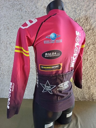 MAGLIA MANICA LUNGA CICLISMO ROAD MTB CYCLING RE ARTU' XXS VESTE PIU LARGA - Foto 4 di 11