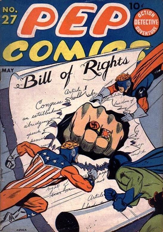 Pep Comics #27 Photocopy Comic Book