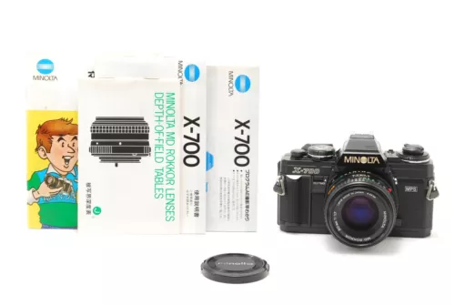 【N MINT+++】MINOLTA X700 35mm Film Camera MD 50mm f/1.7 Lens From JAPAN