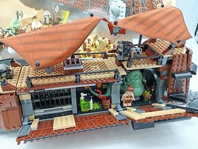 LEGO 6210 Jabba's Sail Barge GOOD ORIGINAL BOX BOX Figures 75020 75397 RARE Vintage Retro