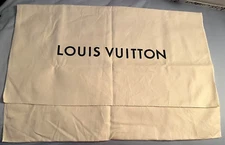 AUTHENTIC LOUIS VUITTON FOLDOVER STYLE DUST BAG EXTRA LARGE 21.5” W x 15”H EXCEL