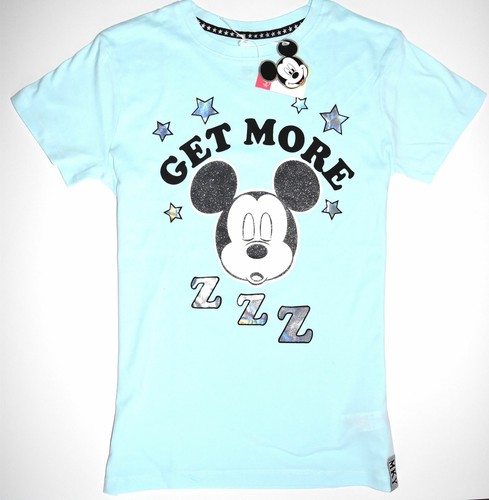 Camiseta Disney Mickey Mouse Primark 100% algodón para mujer UK Tamaños de  6 a 20 | eBay