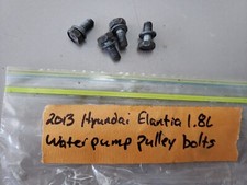 2013 Hyundai Elantra 1.8L Water Pump Pulley Bolts