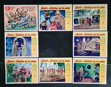 ABBOTT & COSTELLO GO TO MARS ??8 LOBBY CARDS Reproduction 1953 Printed Art Set