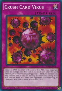 Crush Card Virus - LEDD-ENA31 - Common - 1st Edition x3 - Near Mint