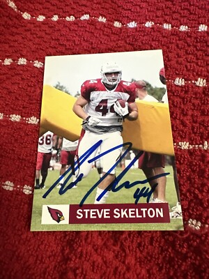Steve Skelton Arizona Cardinals Tight End Custom Card With