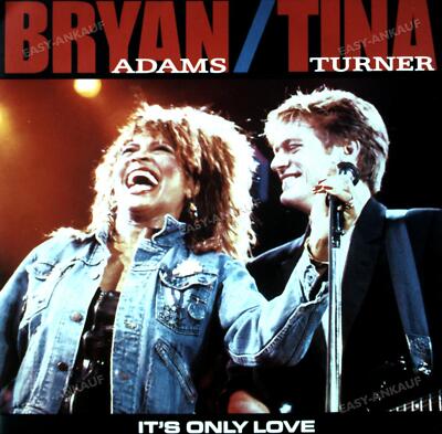 Bryan Adams With Tina Turner - It's Only Love 7in 1984 (VG+/VG+) '