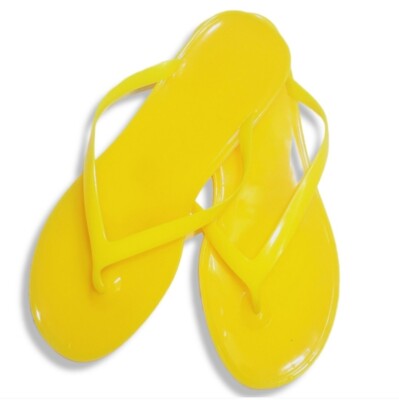 シューズ・サンダルその他 SLIM Yellow Women's Flip-Flops 367 New Yellow Girls Jelly Thong Sandals Pool Flip Flops
