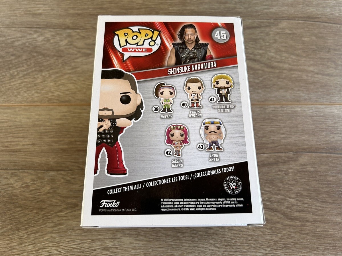 Funko POP! #45 WWE Wrestling Shinsuke Nakamura Vinyl Figure | eBay