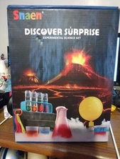 SNAEN Science Kit with 130+ Lab Experiments,DIY Experimental Science Set NIB