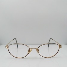 Vintage Charmant US8242 Gold Oval Sunglasses FRAMES ONLY Japan