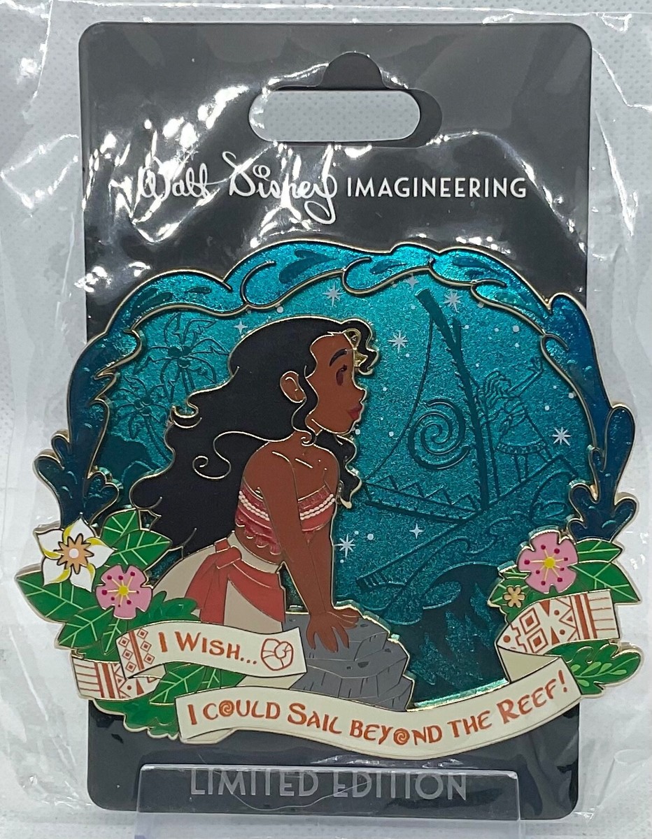 Disney WDI 2023 I Wish I Could Sail Beyond the Reef Moana LE