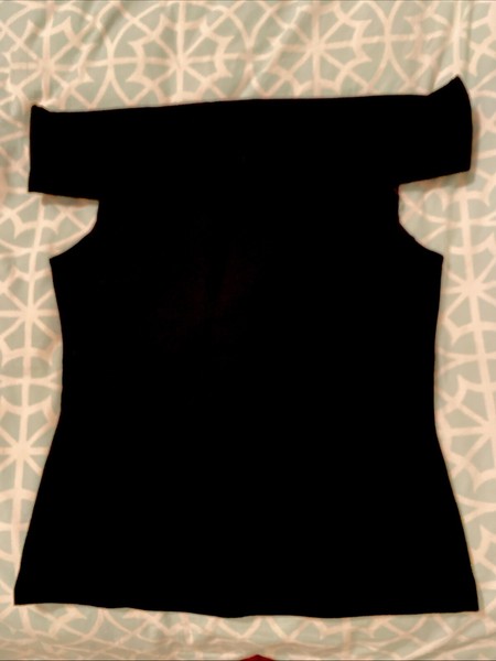 Witchery Off The Shoulder Top | Black Stretch | Size M