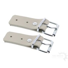 2x Schnallkappe 20x85mm Schnallriemen Rollschnalle für Anhänger-Planen Riemen 