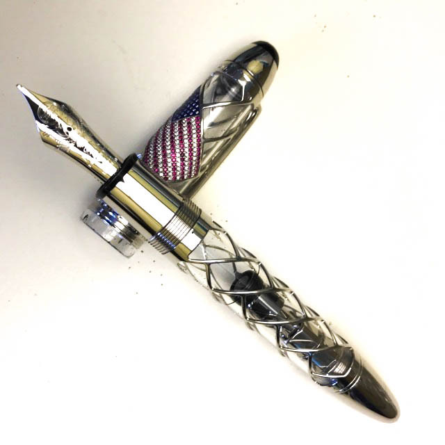 Montblanc Stars and Stripes Limited Edition Skeleton Fountain Pen