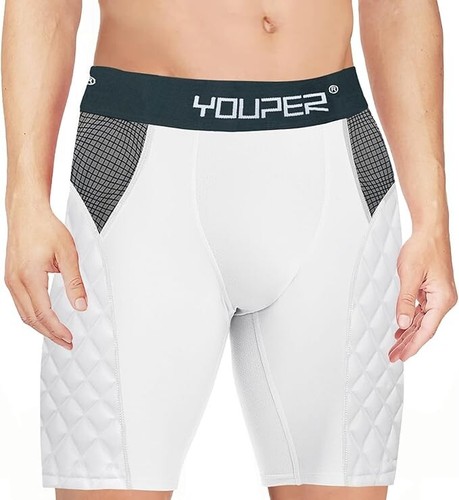 Youper Youth Elite Compression Padded Sliding Shorts w/Cup Pocket Baseball M - Bild 2 von 4