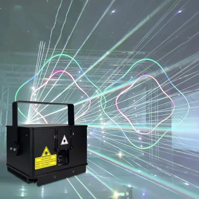 3W 15K RGB animation laser light ILDA sound AUTO DMX DJ stage full color 3000mW - Image 4 of 4