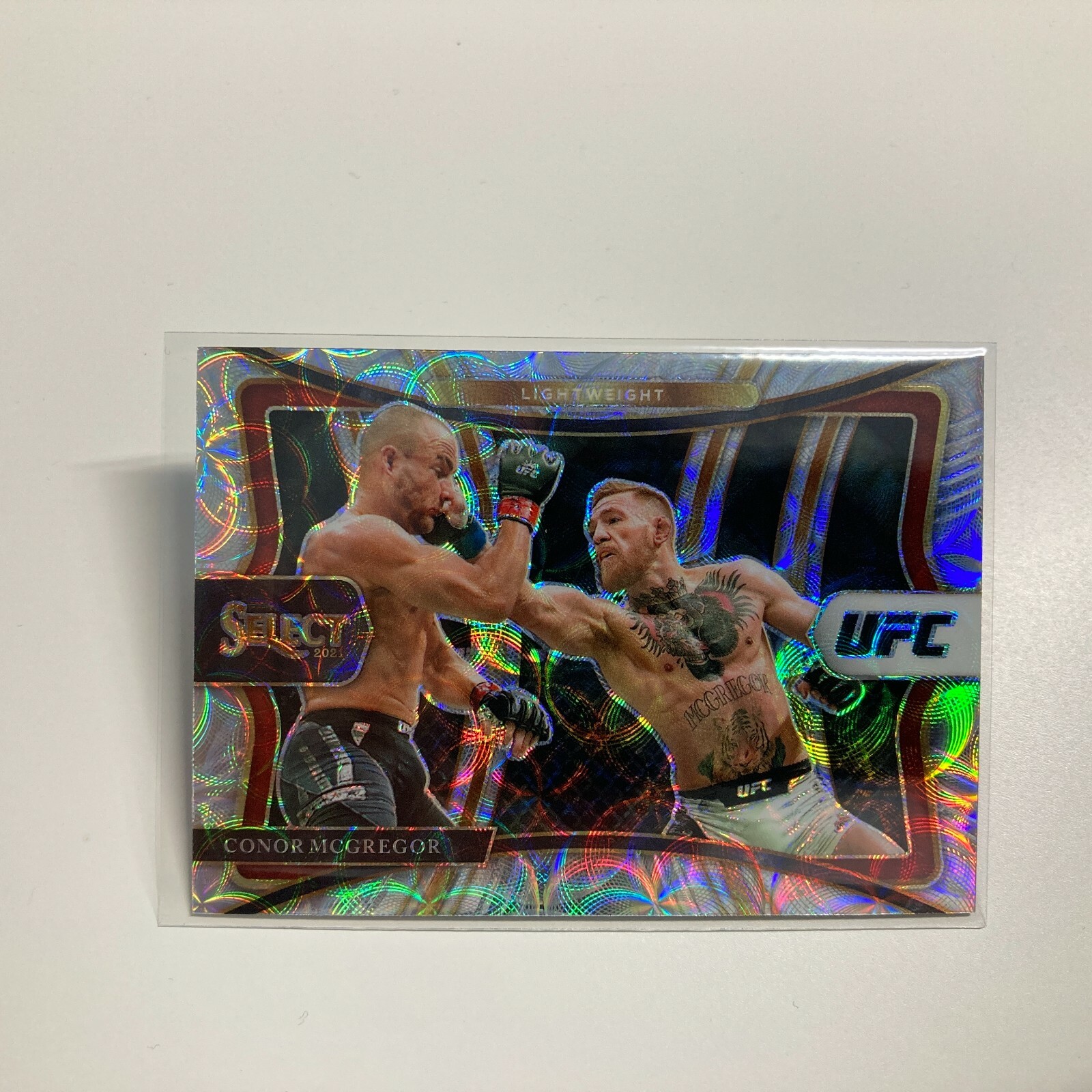 Conor McGregor 2021 Panini Select UFC Premier Level Scope Prizm Card #199
