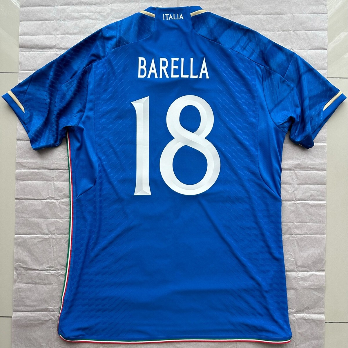  イタリア代表 ユニフォーム HEAT.RDY 6XL Adidas Italy Home 2023 Heat.Rdy Barella HS9891 | eBay