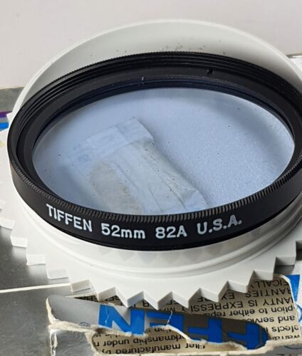 TIFFEN 52mm 82A Blue Light Balancing 82A 82-A 82 A Glass Lens Filter USA (5282A)