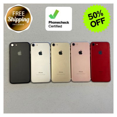 Apple iPhone 7 - 32GB/128GB Unlocked - Verizon, AT&T, T-Mobile