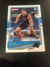 2020 Donruss Rookie Base Yetur Gross-Matos Carolina Panthers 