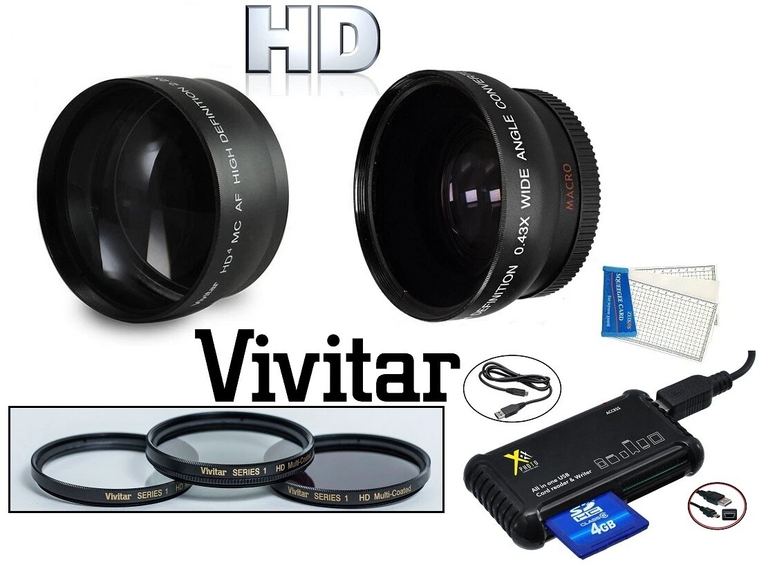 Super Saving 7Pc Hi Def Accessory Kit For Panasonic Lumix DMC-GM1