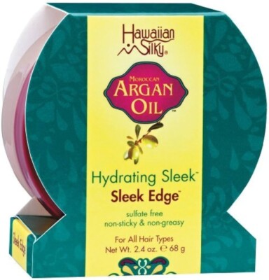Hawaiian Silky Moroccan Argan Oil Hydrating Sleek Edge Gel 2.4 oz