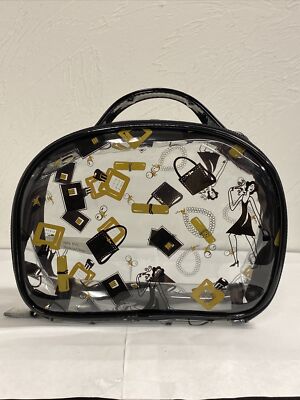 Little Black Dress Clear Cosmetic Bag