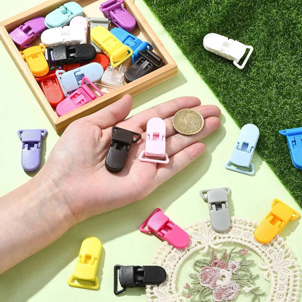 15Pcs Milk Feeder Clips Holder Plastic Pacifier Clips for Sewing Making Supplies - Image 4 of 4