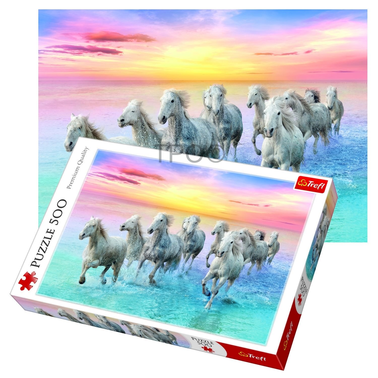 Trefl Puzzle 500PC Galloping Horse main image 0