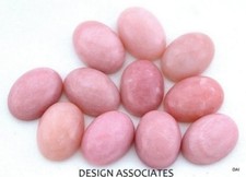 PERUVIAN PINK OPAL 14x10 MM OVAL CABOCHON ALL NATURAL