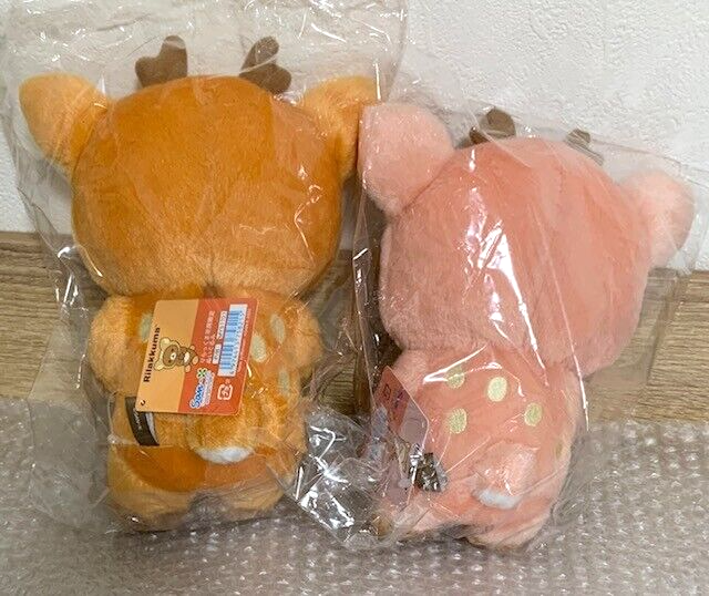 Rilakkuma and Korilakkuma deer Plush Miyajima Momiji manju
