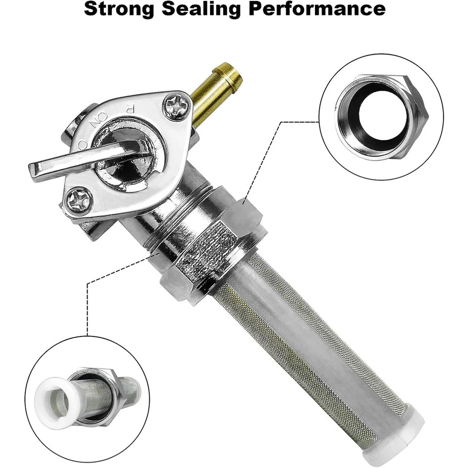 22mm Fuel Valve Petcock Left Spigot for Harley Davidson Sportster 883 1000 - Изображение 2 из 4