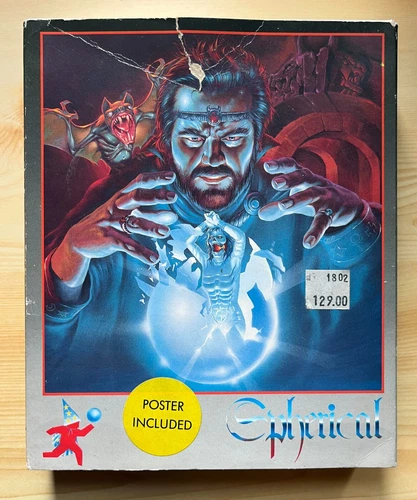 Spherical Game for Amiga ( Rainbow Arts 1989 ) -  Rare Original Big Box Release