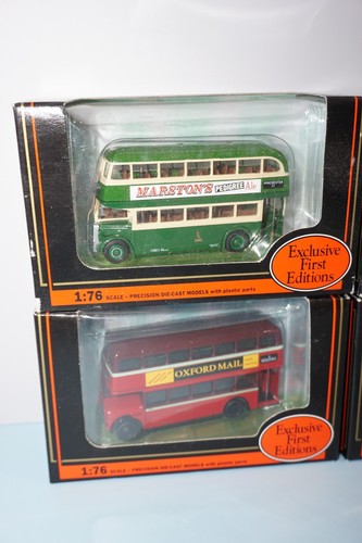 EFE EXCLUSIVO PRIMERAS EDICIONES 1/76 Trabajo Lote de 4 X Autobuses En Caja - Imagen 6 de 7