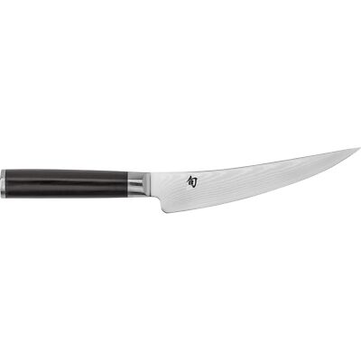 Shun Classic 6'' Boning & Fillet Knife, Handcrafted Japanese Curved Boning Kni...